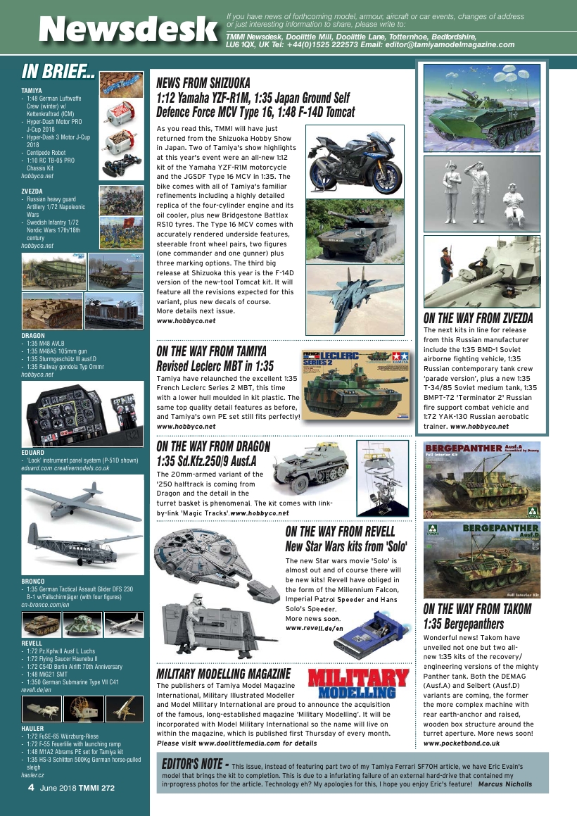 Tamiya Model Magazine 272 (2018-06)